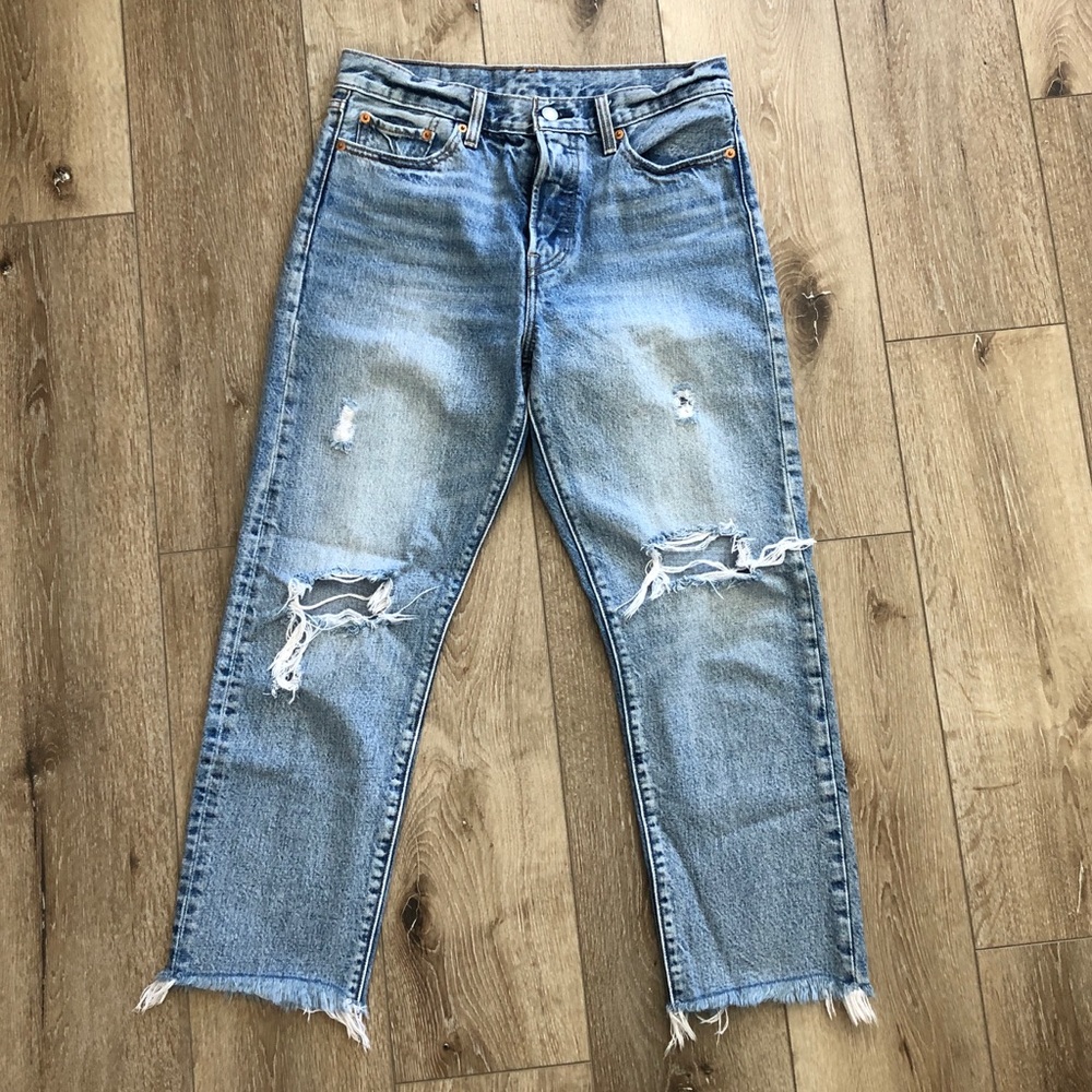 Levi’s wedgie selvedge jeans